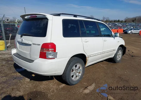 2003 Toyota Highlander Limited V6 z USA, uszkodzony, nr VIN JTEHF21A430104267